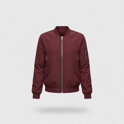 Bomber Court Femme Élégant | Veste Sportive Polyvalente