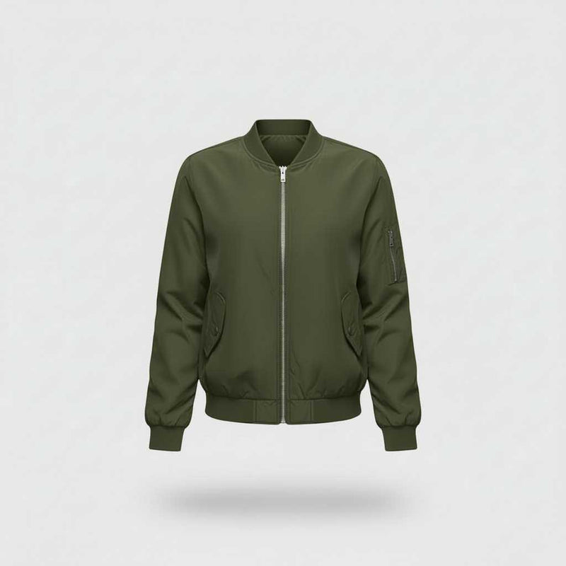 Bomber Court Femme Élégant | Veste Sportive Polyvalente
