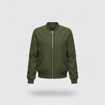 Bomber Court Femme Élégant | Veste Sportive Polyvalente