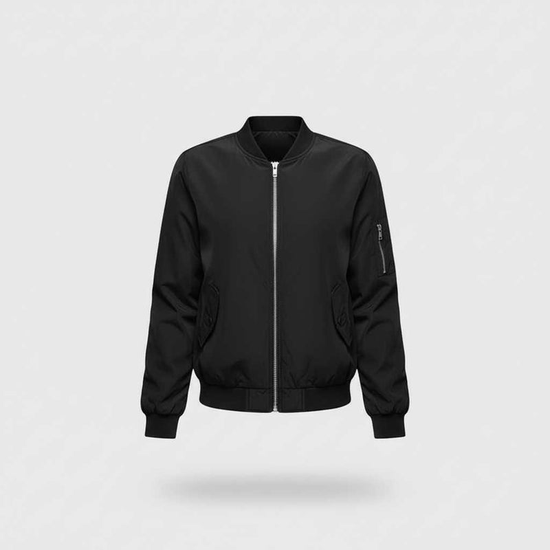 Bomber Court Femme Élégant | Veste Sportive Polyvalente