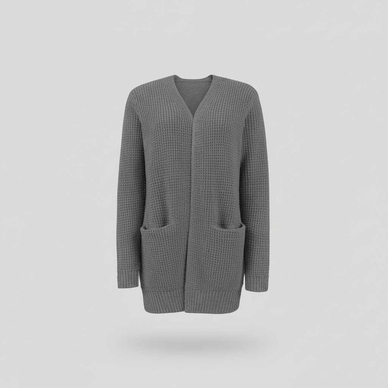 Cardigan Long Femme Élégant | Vêtement d'Hiver Polyvalent