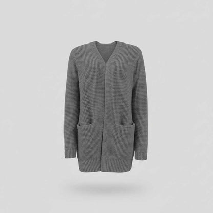 Cardigan Long Femme Élégant | Vêtement d'Hiver Polyvalent