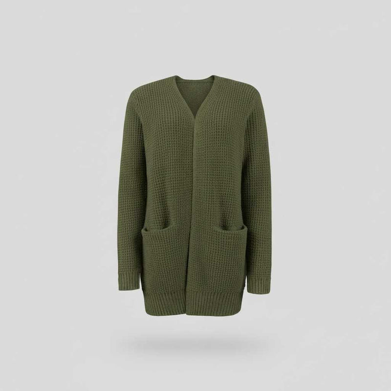 Cardigan Long Femme Élégant | Vêtement d'Hiver Polyvalent