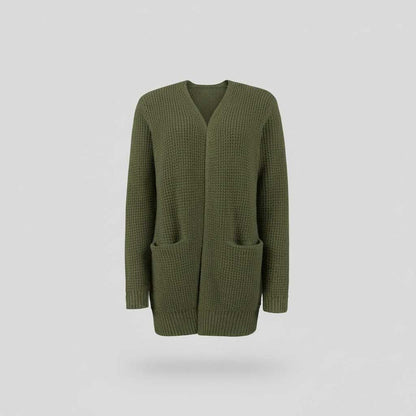 Cardigan Long Femme Élégant | Vêtement d'Hiver Polyvalent
