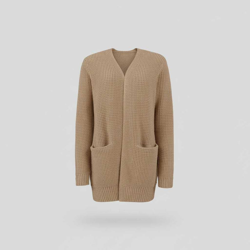Cardigan Long Femme Élégant | Vêtement d'Hiver Polyvalent