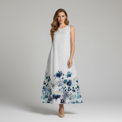 Robe D'Été Fleurie Chic | Midi Femme