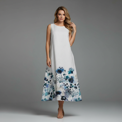 Robe D'Été Fleurie Chic | Midi Femme