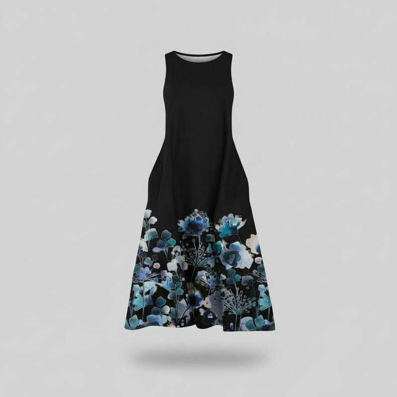 Robe D'Été Fleurie Chic | Midi Femme