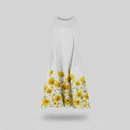 Robe D'Été Fleurie Chic | Midi Femme
