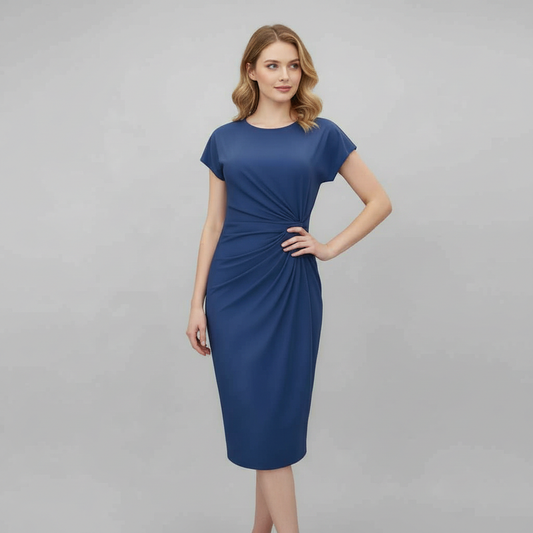 Robe Midi Élégante Femme | Robe Formelle Professionnelle