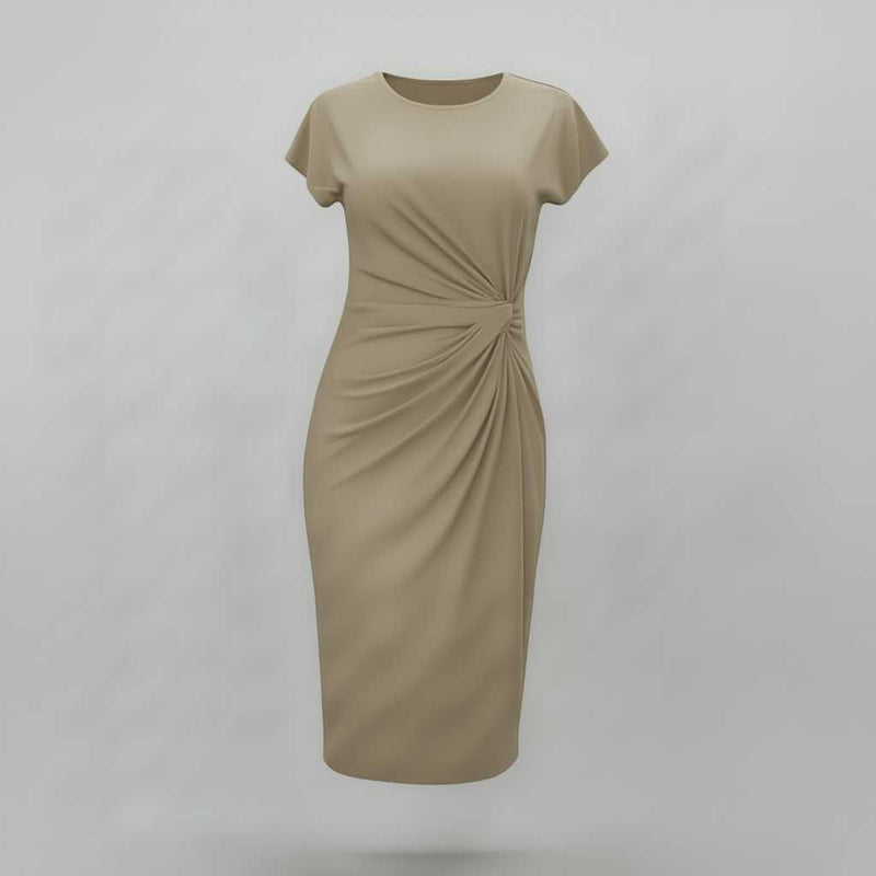 Robe Midi Élégante Femme | Robe Formelle Professionnelle