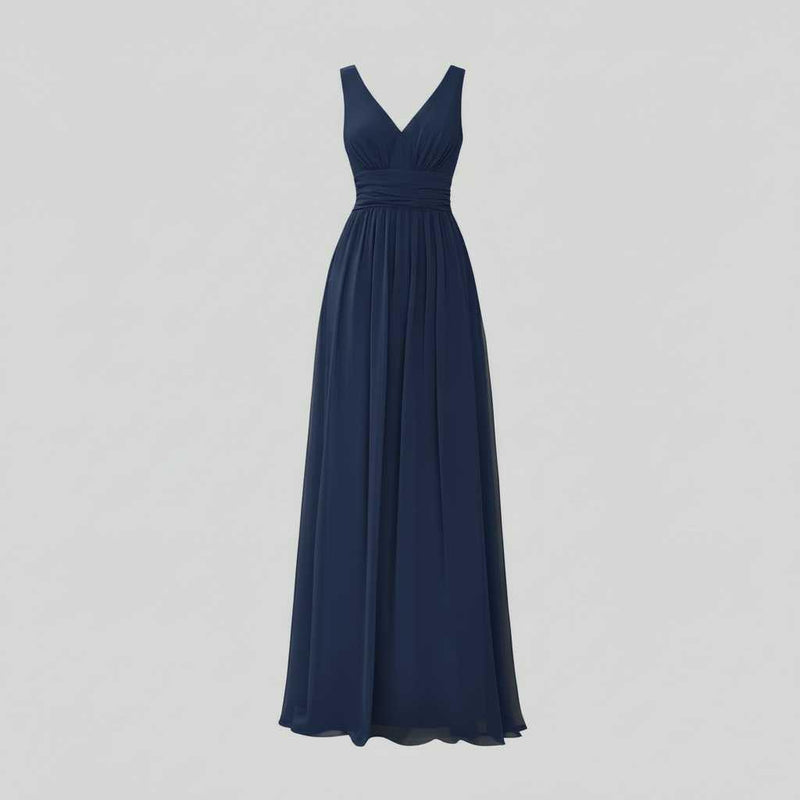 Robe Noire Longue Femme | Élégante Robe Maxi Sans Manches