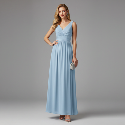 Robe Noire Longue Femme | Élégante Robe Maxi Sans Manches
