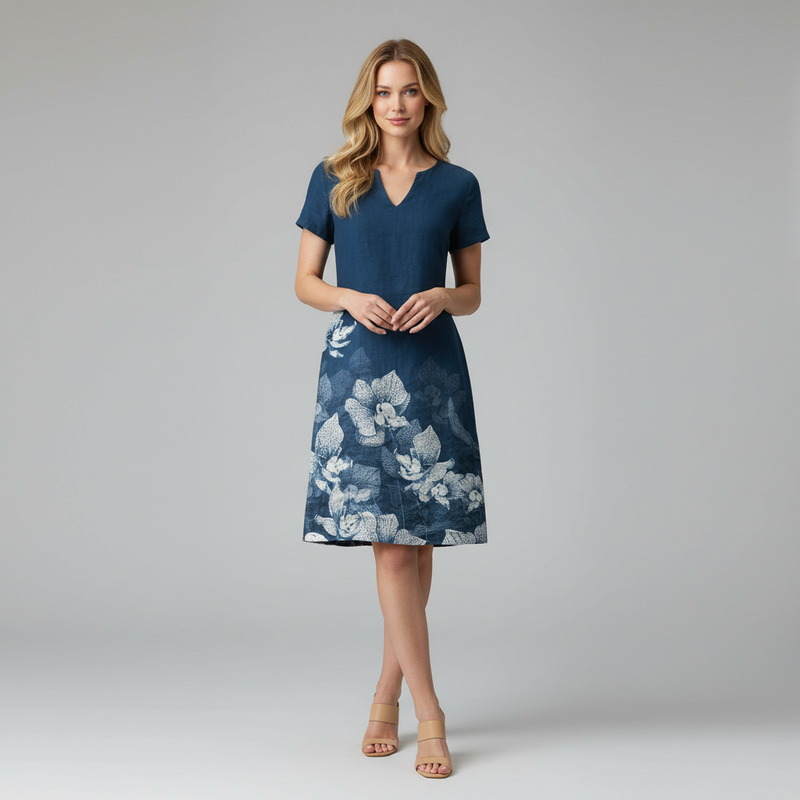 Robe d'Été Fleurie Chic | Mini Robe Femme