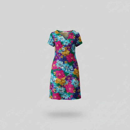 Robe d'Été Fleurie Chic | Mini Robe Femme