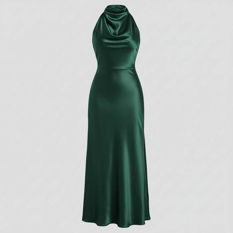 Robe de Soirée Chic Dos Nu | Midi Élégante Femme