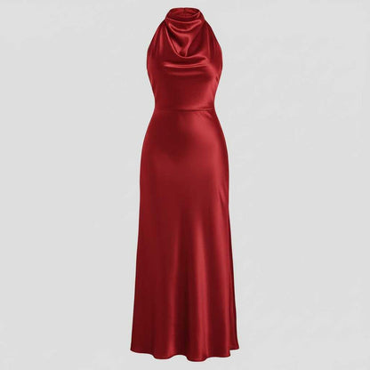 Robe de Soirée Chic Dos Nu | Midi Élégante Femme