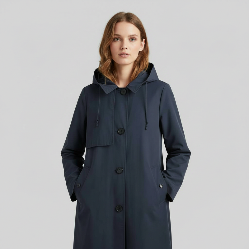 Trench Coat Femme Élégant Long | Vêtement d'Hiver