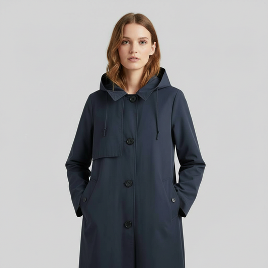 Trench Coat Femme Élégant Long | Vêtement d'Hiver