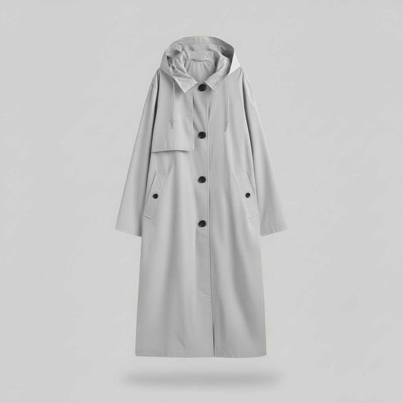 Trench Coat Femme Élégant Long | Vêtement d'Hiver