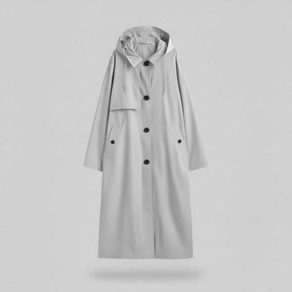 Trench Coat Femme Élégant Long | Vêtement d'Hiver