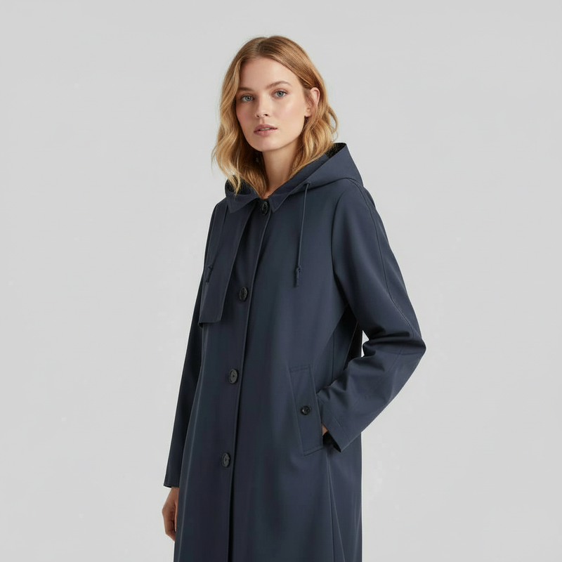 Trench Coat Femme Élégant Long | Vêtement d'Hiver