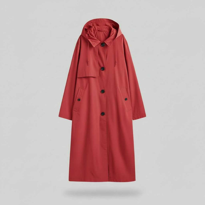 Trench Coat Femme Élégant Long | Vêtement d'Hiver