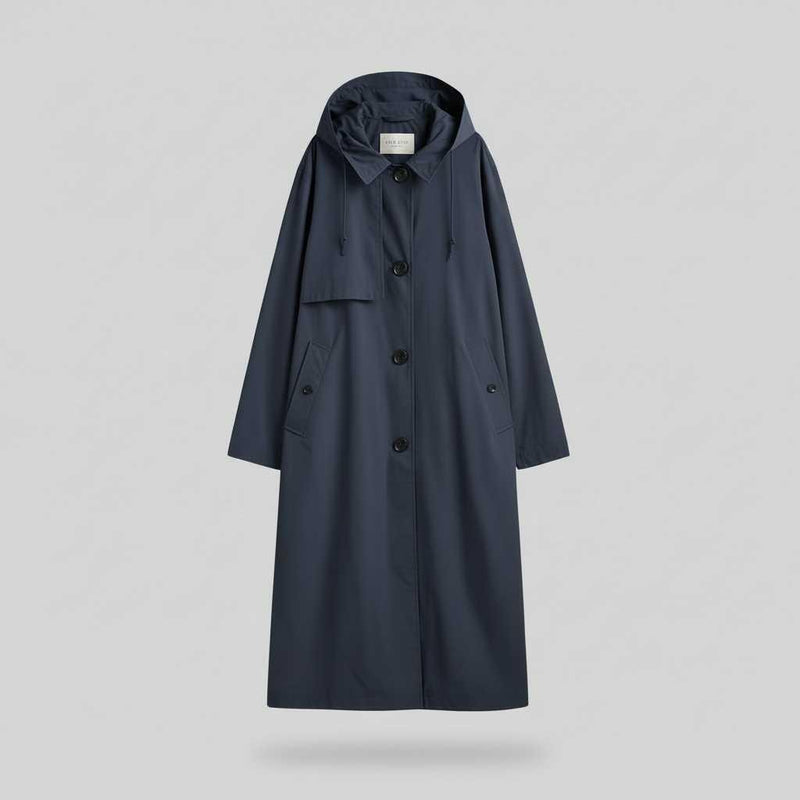 Trench Coat Femme Élégant Long | Vêtement d'Hiver