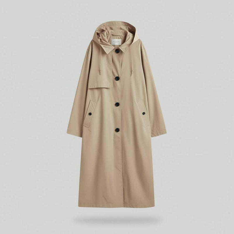 Trench Coat Femme Élégant Long | Vêtement d'Hiver