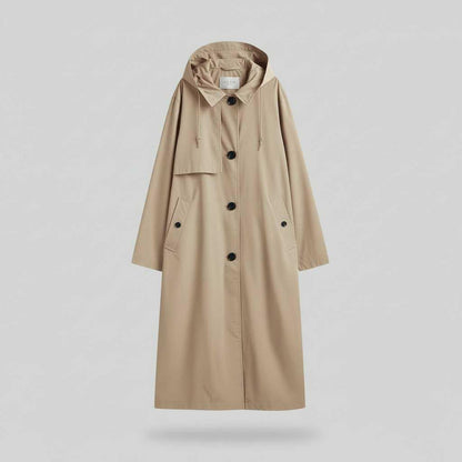 Trench Coat Femme Élégant Long | Vêtement d'Hiver