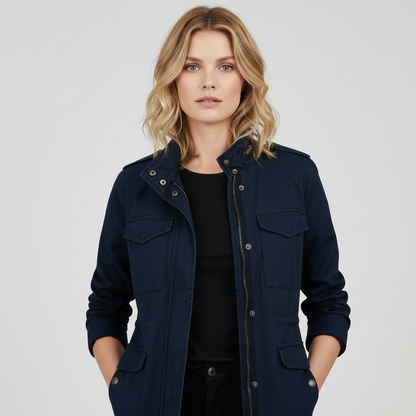 Veste Moderne Femme | Veste à Fermeture Éclair Chic