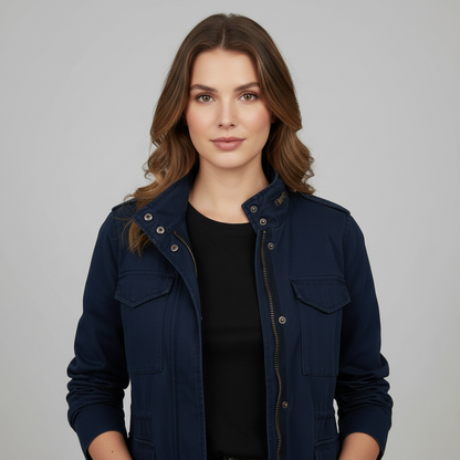 Veste Moderne Femme | Veste à Fermeture Éclair Chic