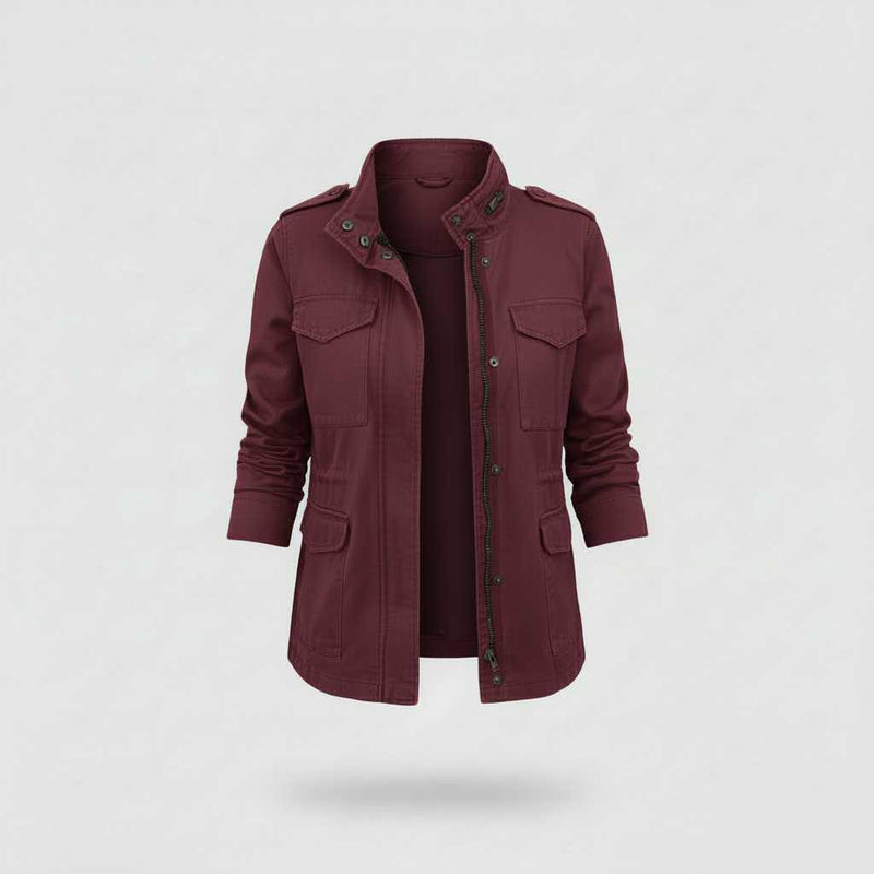 Veste Moderne Femme | Veste à Fermeture Éclair Chic